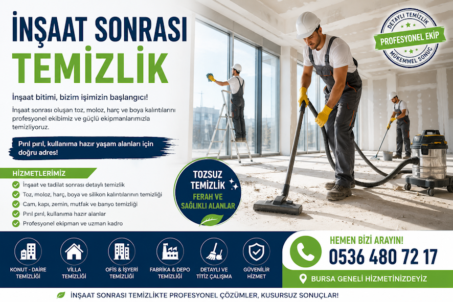 İnşaat Sonrası Temizlik